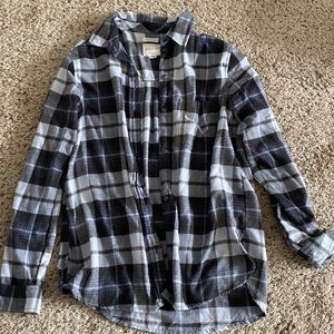 American Eagle Blue and Grey flannel